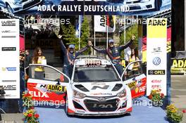 2nd Dani Sordo (ESP) Marc Marti (ESP), Hyundai I20 WRC #8 Hyundai Motorsport 20.-24.08.2014. World Rally Championship, Rd 9, Rally Germany, Trier, Germany