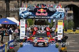 Stephane Lefebvre (FRA) Thomas Dubois (FRA), Citroen DS3 R3, WRC3 winners 21-24.08.2014. World Rally Championship, Rd 6, Rallye Deutschland, Trier, Germany.