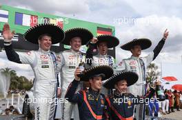 podium   World Rally Championship, Rd 3, Rally Guanajuato, Mexico.