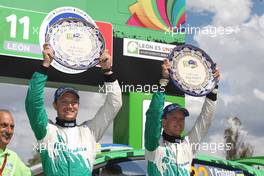 Yurii Protasov (UKR) Pavlo Cheperin (UKR), Ford Fiesta R5, WRC2 winners   World Rally Championship, Rd 3, Rally Guanajuato, Mexico.