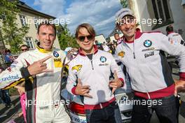 13.05.2015. Nürburgring, Germany - Jörg Müller, Dirk Adorf, Augusto Farfus, BMW Sports Trophy Team Marc VDS, BMW Z4 GT3, Portrait - 13 Mai 2015 - Adenauer Racing Day 2015 / ADAC Zurich 24h-Rennens 2015 / Nordschleife - This image is copyright free for editorial use © BMW AG