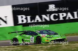 #63 GRT GRASSER RACING TEAM (AUT) LAMBORGHINI HURACAN GT3 11-12.04.2015. Blancpain Endurance Series, Rd 1, Monza Italy.