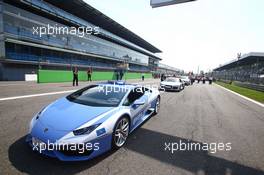 AMBIANCE GRID POLICE CAR 11-12.04.2015. Blancpain Endurance Series, Rd 1, Monza Italy.
