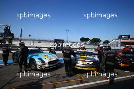 #98 ROWE RACING (DEU) MERCEDES SLS AMG GT3 INDY DONTJE (NDL) DANIEL JUNCADELLA (ESP) NICOLAI SYLVEST (DNK) 19-20.06.2015. Blancpain Endurance Series, Round 3, Paul Ricard, France