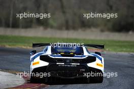 #55 ATTEMPTO RACING (DEU) MCLAREN 650 S GT3 ROB BELL (GBR) KEVIN ESTRE (FRA) 05-06.04.2015 Blancpain Sprint Series, Round 1, Nogaro, Frannce, Coupes De Paques, France