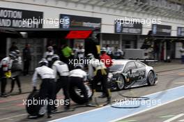 Pitstop, Christian Vietoris (GER) HWA AG Mercedes-AMG C63 DTM 02.05.2015, DTM Round 1, Hockenheimring, Germany, Friday, Qualifying Race 1.