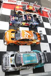 Cars in Parc Ferme 31.05.2015, DTM Round 2, Lausitzring, Germany, Sunday, Qualifying 2.
