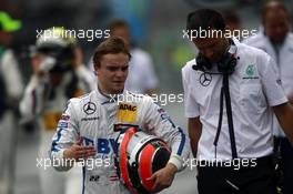 Lucas Auer (AUT) ART Grand Prix Mercedes-AMG C63 DTM 27.06.2015, DTM Round 3, Norisring, Germany, Free Practice, Saturday.