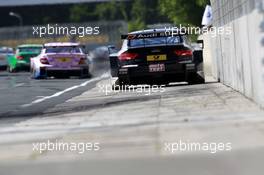 Timo Scheider (GER) Audi Sport Team Phoenix Audi RS 5 DTM 28.06.2015, DTM Round 3, Norisring, Germany, Race 2, Sunday.