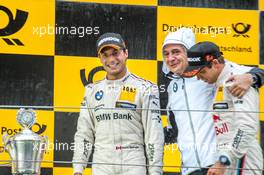 Bruno Spengler (CAN) BMW Team MTEK BMW M4 DTM; BMW Team Schnitzer team boss Charly Lamm; António Félix da Costa (POR) BMW Team Schnitzer BMW M4 DTM;  11.07.2015, DTM Round 4, Zandvoort, Netherlands, Race 2, Sunday.