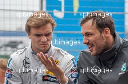 Lucas Auer (AUT) ART Grand Prix Mercedes-AMG C63 DTM; Gary Paffett (GBR) ART Grand Prix Mercedes-AMG C63 DTM; portrait;  11.07.2015, DTM Round 4, Zandvoort, Netherlands, Race 2, Sunday.