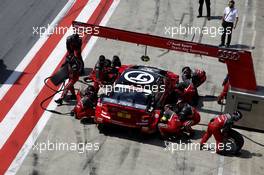 Pitstop, Miguel Molina (ESP) Audi Sport Team Abt Audi RS 5 DTM 31.07.2015, DTM Round 5, Red Bull Ring, Spielberg, Austria, Friday.