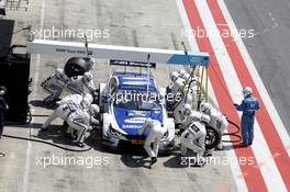 Pitstop, Maxime Martin (BEL) BMW Team RMG BMW M4 DTM 31.07.2015, DTM Round 5, Red Bull Ring, Spielberg, Austria, Friday.
