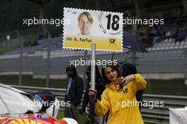 Gridgirl of Augusto Farfus (BRA) BMW Team RBM BMW M34 DTM make a selfie 02.08.2015, DTM Round 5, Red Bull Ring, Spielberg, Austria, Race 2, Saturday.