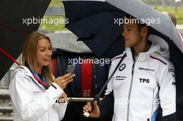 Doreen Seidel (GER) Playmate and Tom Blomqvist (GBR) BMW Team RBM BMW M4 DTM 02.08.2015, DTM Round 5, Red Bull Ring, Spielberg, Austria, Race 2, Saturday.