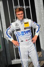 Pole Race 1, Lucas Auer (AUT) ART Grand Prix Mercedes-AMG C63 DTM 26.09.2015, DTM Round 8, Nürburgring, Germany, Saturday, Qualifying 1.