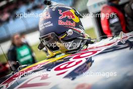 Helmet of Mattias Ekstroem (SWE), Audi Sport Team Abt Sportsline, Audi A5 DTM 17.10.2015, DTM Round 9, Hockenheimring, Germany, Saturday, Race 1