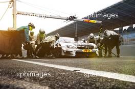 Pitstop Maximilian Götz (GER) Mücke Motorsport Mercedes-AMG C63 DTM 26.03.2015, DTM Test, Estoril, Portugal, Wednesday.