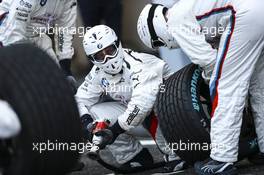 BMW Mechanics 26.03.2015, DTM Test, Estoril, Portugal, Wednesday.