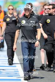 Pastor Maldonado (VEN), Lotus F1 Team  11.03.2015. Formula 1 World Championship, Rd 1, Australian Grand Prix, Albert Park, Melbourne, Australia, Preparation Day.