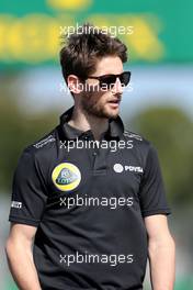 Romain Grosjean (FRA), Lotus F1 Team  11.03.2015. Formula 1 World Championship, Rd 1, Australian Grand Prix, Albert Park, Melbourne, Australia, Preparation Day.