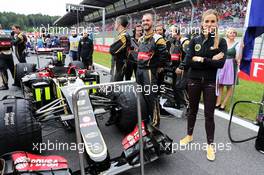 Carmen Jorda (ESP) Lotus F1 Team Development Driver on the grid. 21.06.2015. Formula 1 World Championship, Rd 8, Austrian Grand Prix, Spielberg, Austria, Race Day.