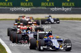 Felipe Nasr (BRA) Sauber C34. 21.06.2015. Formula 1 World Championship, Rd 8, Austrian Grand Prix, Spielberg, Austria, Race Day.