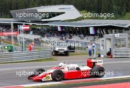 Christian Danner (GER) in the Zakspeed 871 at the Legends Parade. 20.06.2015. Formula 1 World Championship, Rd 8, Austrian Grand Prix, Spielberg, Austria, Qualifying Day.