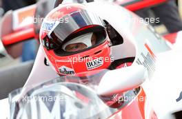 Niki Lauda (AUT) Mercedes Non-Executive Chairman in the McLaren MP4/2 at the Legends Parade. 20.06.2015. Formula 1 World Championship, Rd 8, Austrian Grand Prix, Spielberg, Austria, Qualifying Day.
