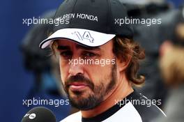 Fernando Alonso (ESP) McLaren. 18.06.2015. Formula 1 World Championship, Rd 8, Austrian Grand Prix, Spielberg, Austria, Preparation Day.