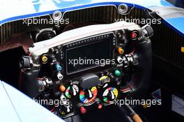 Sauber C34 steering wheel. 18.06.2015. Formula 1 World Championship, Rd 8, Austrian Grand Prix, Spielberg, Austria, Preparation Day.