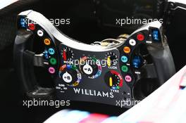 Williams FW37 steering wheel. 18.06.2015. Formula 1 World Championship, Rd 8, Austrian Grand Prix, Spielberg, Austria, Preparation Day.