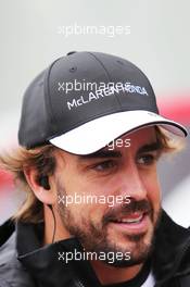 Fernando Alonso (ESP) McLaren. 18.06.2015. Formula 1 World Championship, Rd 8, Austrian Grand Prix, Spielberg, Austria, Preparation Day.