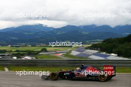 Max Verstappen (NLD) Scuderia Toro Rosso STR10. 23.06.2015. Formula 1 Testing, Day One, Spielberg, Austria, Tuesday.