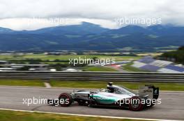 Pascal Wehrlein (GER) Mercedes AMG F1 W06 Reserve Driver. 23.06.2015. Formula 1 Testing, Day One, Spielberg, Austria, Tuesday.