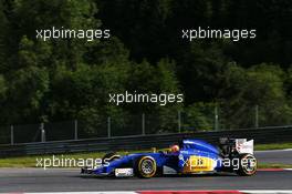 Raffaele Marciello (ITA) Sauber C34 Test And Reserve Driver. 23.06.2015. Formula 1 Testing, Day One, Spielberg, Austria, Tuesday.