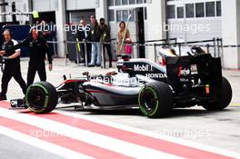 Stoffel Vandoorne (BEL) McLaren MP4-30 Test and Reserve Driver. 23.06.2015. Formula 1 Testing, Day One, Spielberg, Austria, Tuesday.