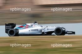 Valtteri Bottas (FIN) Williams FW37. 21.02.2015. Formula One Testing, Day Three, Barcelona, Spain.