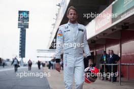 Jenson Button (GBR) McLaren. 21.02.2015. Formula One Testing, Day Three, Barcelona, Spain.