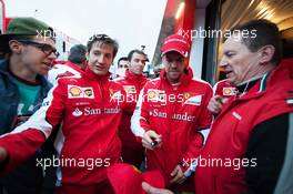 Sebastian Vettel (GER) Ferrari. 21.02.2015. Formula One Testing, Day Three, Barcelona, Spain.
