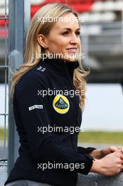 Carmen Jorda (ESP) Lotus F1 Team Development Driver. 26.02.2015. Formula One Testing, Day One, Barcelona, Spain.