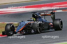 Nick Yelloly (GBR) Sahara Force India F1 VJM08 Test Driver. 12.05.2015. Formula 1 Testing, Day One, Barcelona, Spain, Tuesday.