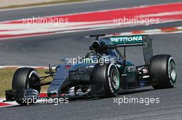 Nico Rosberg (GER) Mercedes AMG F1 W06. 12.05.2015. Formula 1 Testing, Day One, Barcelona, Spain, Tuesday.