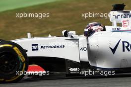 Alex Lynn (GBR) Williams FW37 Development Driver. 13.05.2015. Formula 1 Testing, Day Two, Barcelona, Spain, Wednesday.