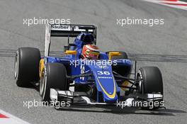 Raffaele Marciello (ITA) Sauber C34 Test And Reserve Driver. 13.05.2015. Formula 1 Testing, Day Two, Barcelona, Spain, Wednesday.