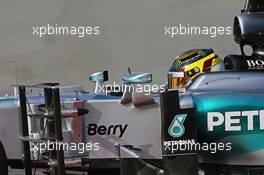 Pascal Wehrlein (GER) Mercedes AMG F1 W06 Reserve Driver running sensor equipment. 13.05.2015. Formula 1 Testing, Day Two, Barcelona, Spain, Wednesday.
