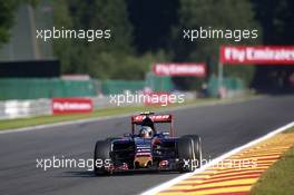 Carlos Sainz Jr (ESP) Scuderia Toro Rosso STR10. 21.08.2015. Formula 1 World Championship, Rd 11, Belgian Grand Prix, Spa Francorchamps, Belgium, Practice Day.
