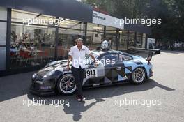 Patrick Dempsey (USA) Actor taking part in the Porsche Supercup race.  21.08.2015. Formula 1 World Championship, Rd 11, Belgian Grand Prix, Spa Francorchamps, Belgium, Practice Day.