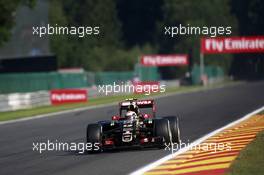 Pastor Maldonado (VEN) Lotus F1 E23. 21.08.2015. Formula 1 World Championship, Rd 11, Belgian Grand Prix, Spa Francorchamps, Belgium, Practice Day.