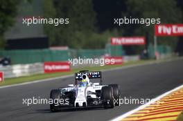 Felipe Massa (BRA) Williams FW37. 21.08.2015. Formula 1 World Championship, Rd 11, Belgian Grand Prix, Spa Francorchamps, Belgium, Practice Day.